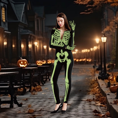 Glow-In-The-Dark Skeleton Costume