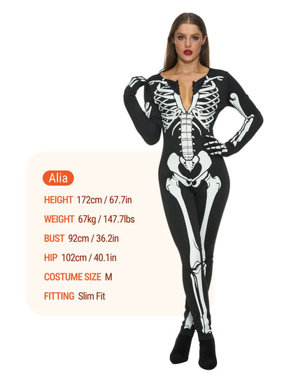 Glow-In-The-Dark Skeleton Costume