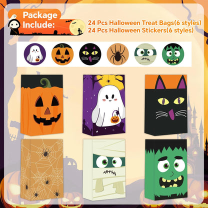 Halloween Treat Bags (24 PCS)