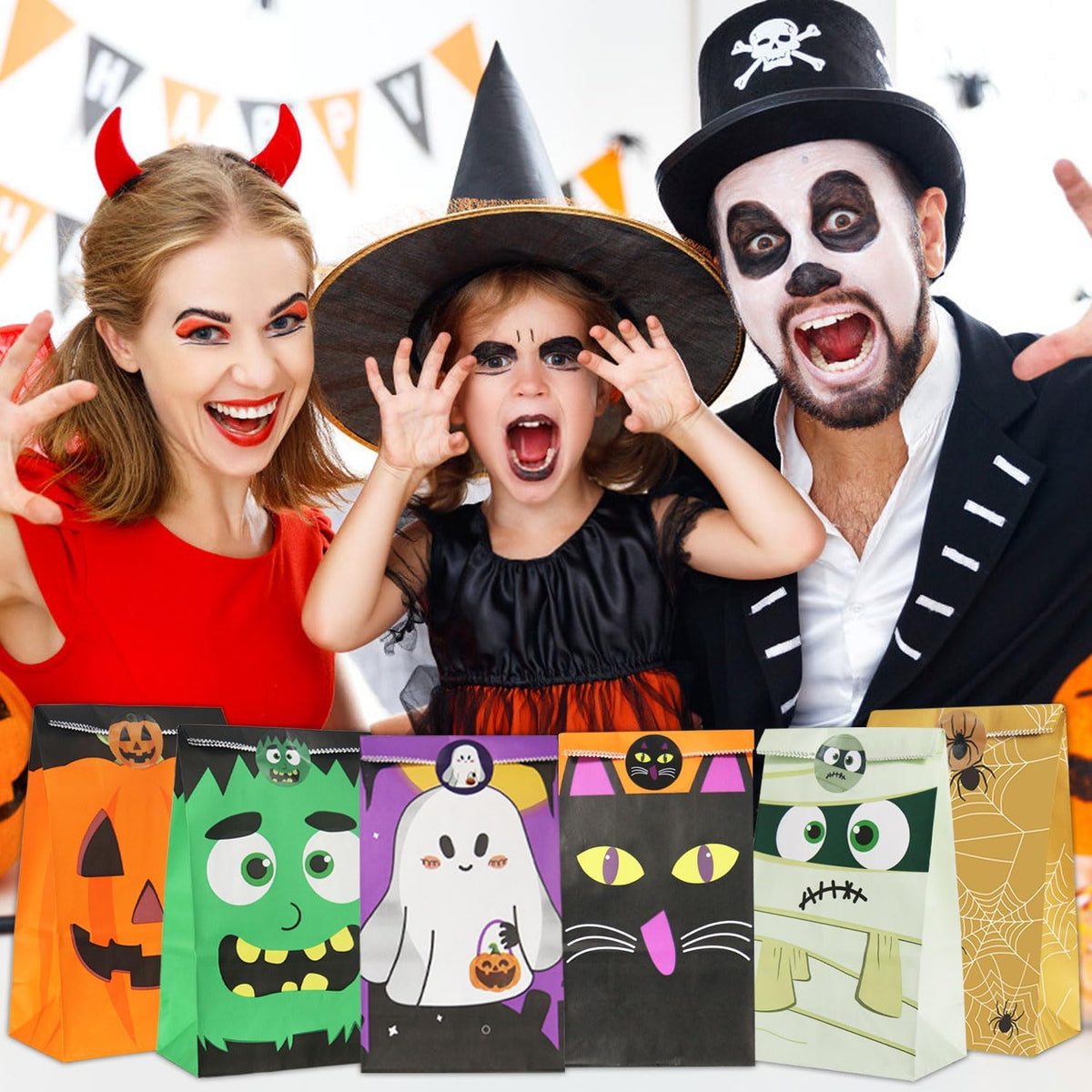 Halloween Treat Bags (24 PCS)