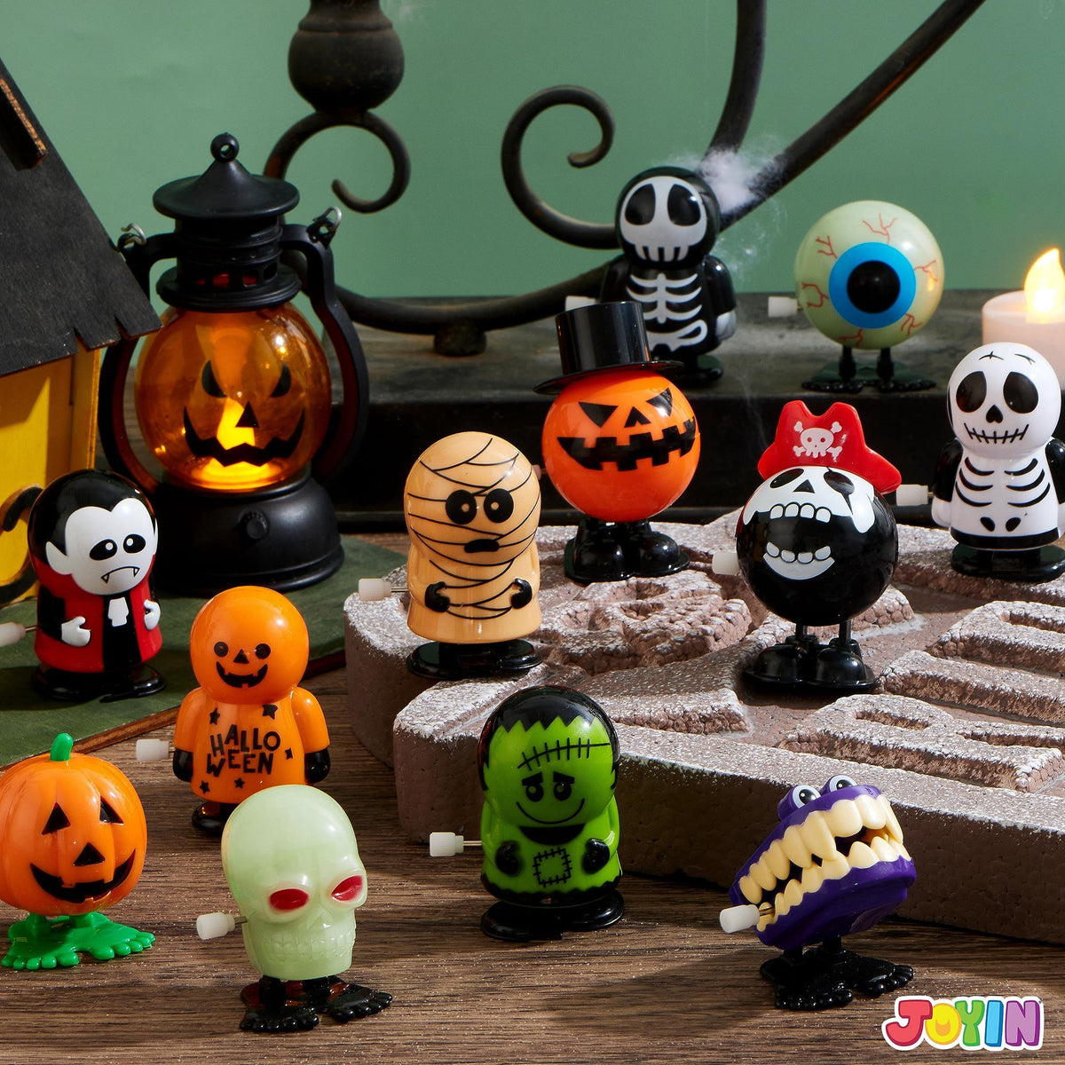 Joyfy Halloween Wind-Up Toys (12Pc)