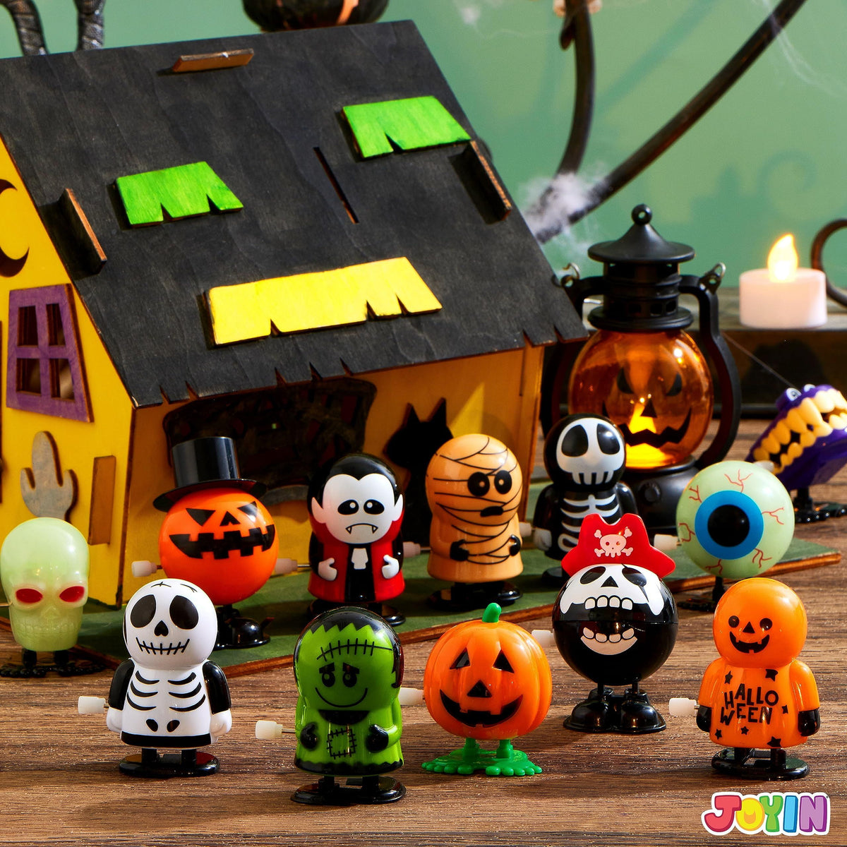 Joyfy Halloween Wind-Up Toys (12Pc)