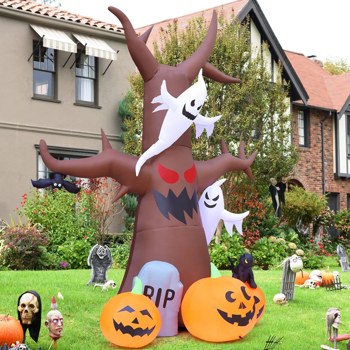 11.8FT Inflatable Halloween Tree