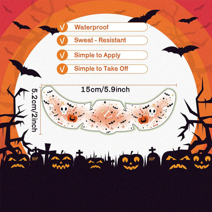 Bat & Freckle Face Tattoos (9-Pack)