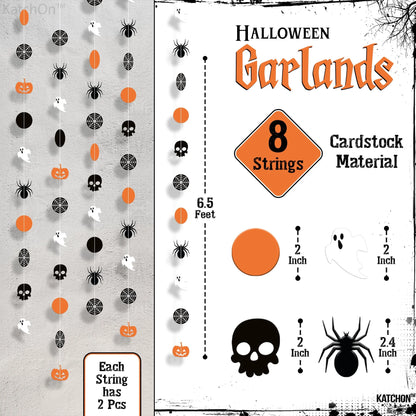 Orange & Black Halloween Garland