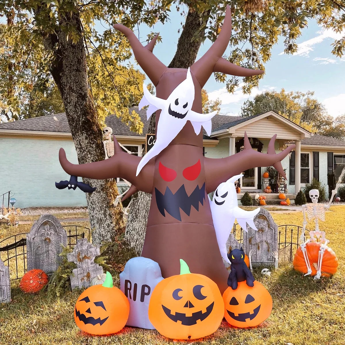 11.8FT Inflatable Halloween Tree