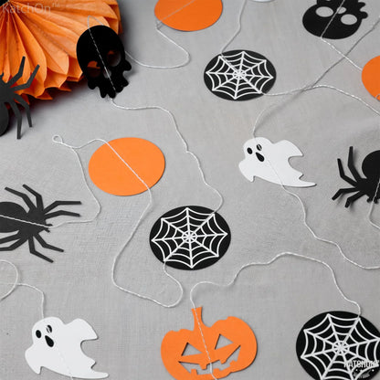 Orange & Black Halloween Garland